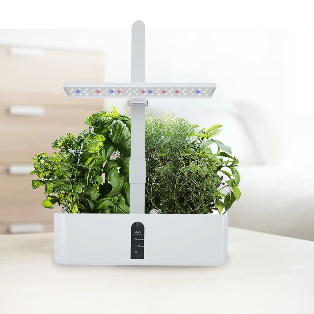 jardines de escritorio con tecnología