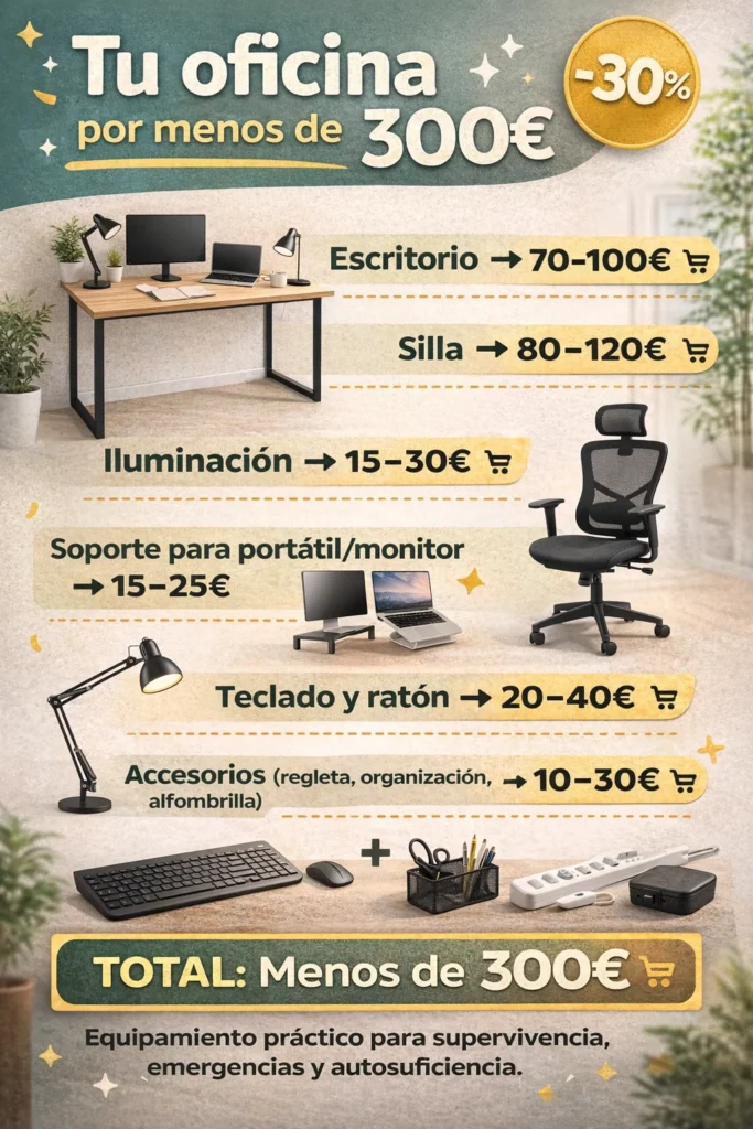 oficina por menos de 300 euros
