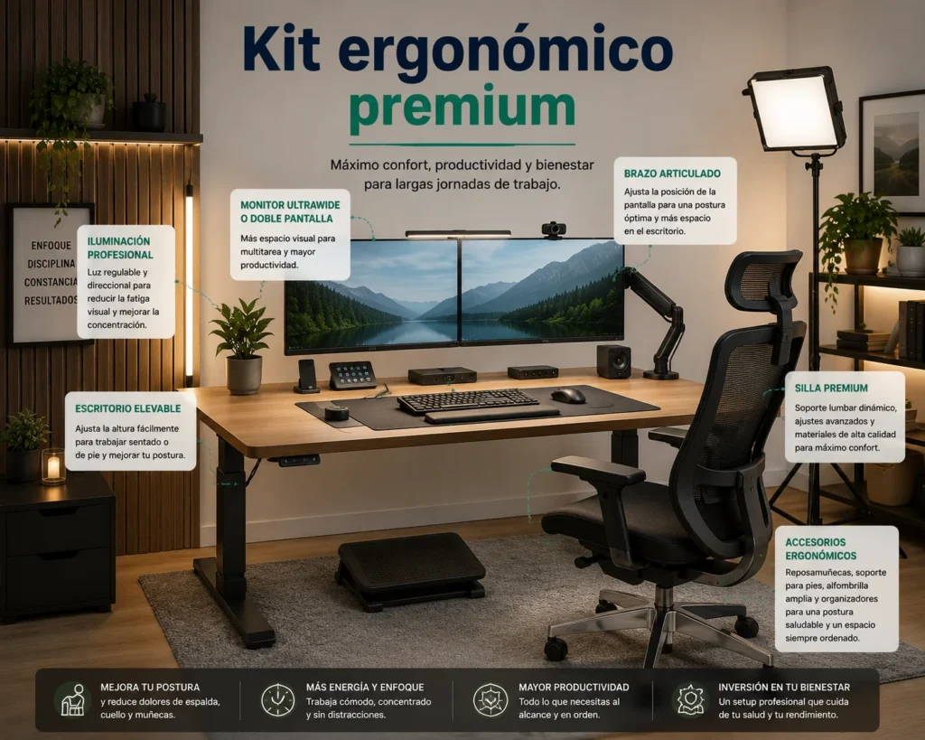 kit ergonómico premium