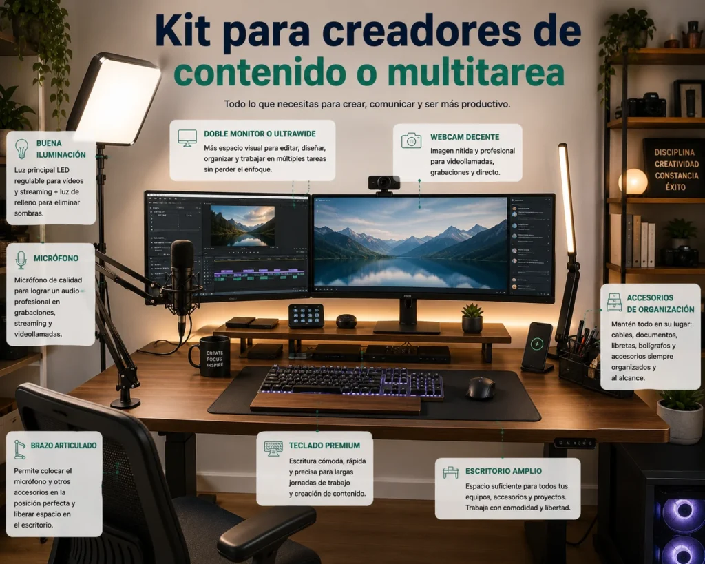kits para creadores de contenido