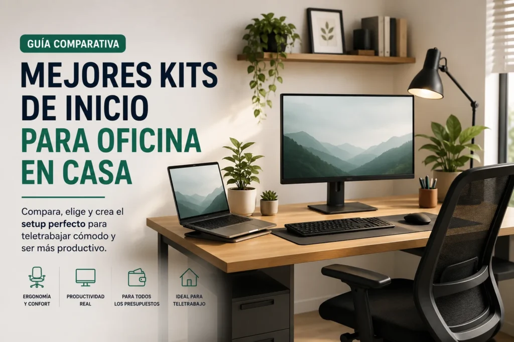 Mejores kits de inicio para oficina en casa: guía para teletrabajar y ser más productivo