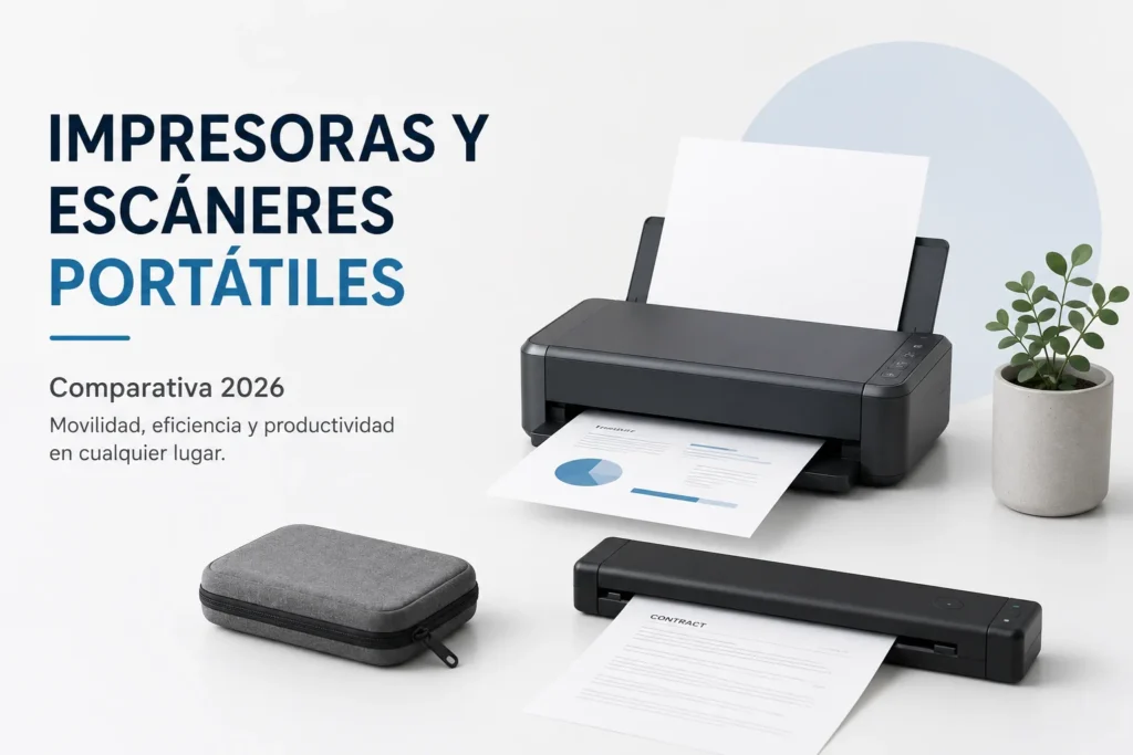 Mejores impresoras y escáneres portátiles en 2026: comparativa y guía de compra