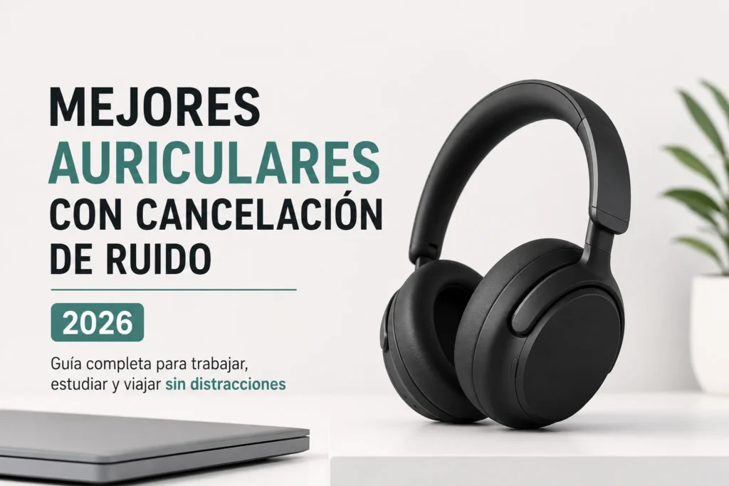 Mejores auriculares con cancelación de ruido en 2026: comparativa para teletrabajo, concentración y música