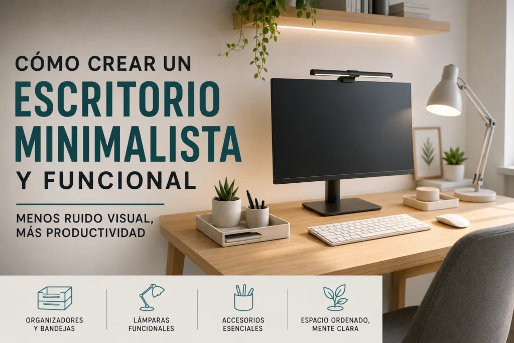 Cómo crear un escritorio minimalista y funcional